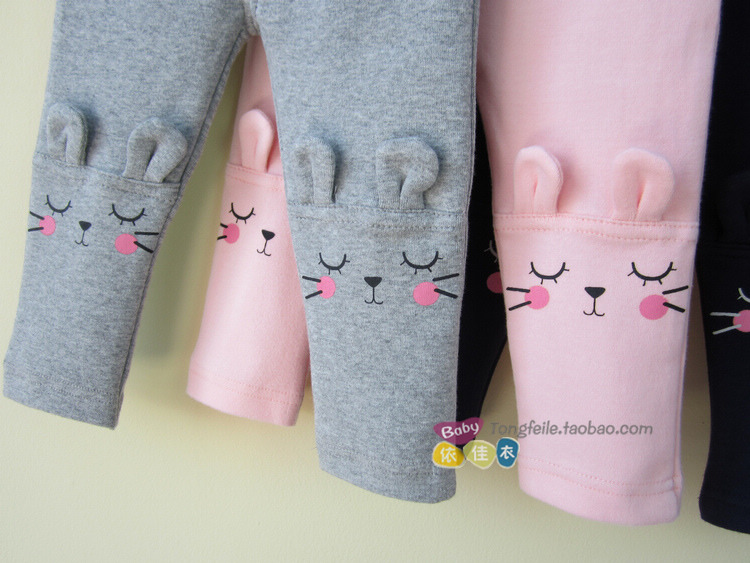 女宝宝打底裤春秋款0一两1-3岁女童装秋装可开