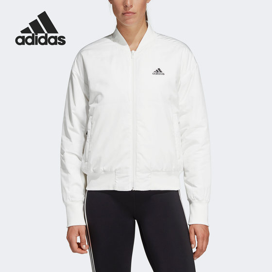 Adidas/Adidas genuine W Bomber Pa JKT Women's Leisure Sports Cotton Jacket DZ7629 Adidas/Adidas genuine W Bomber Pa JKT Women's Leisure Sports Cotton Jacket DZ7629