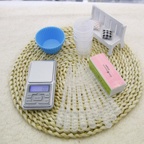 Crystal drop glue making straw tweezers sandpaper drill bit pliers Measuring cup Electronic scale mixing stick AB glue tool collection