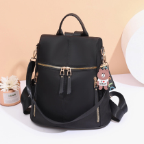 Oxford Cloth Double Shoulder Bag Woman 2022 New Fashion 100 Hitch Theft Lady Large Capacity Bag Backpack Small Bag Women Bag