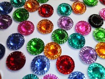 Color round double hole hand seam drill handmade diy material clothing accessories accessories 12mm 30 pieces