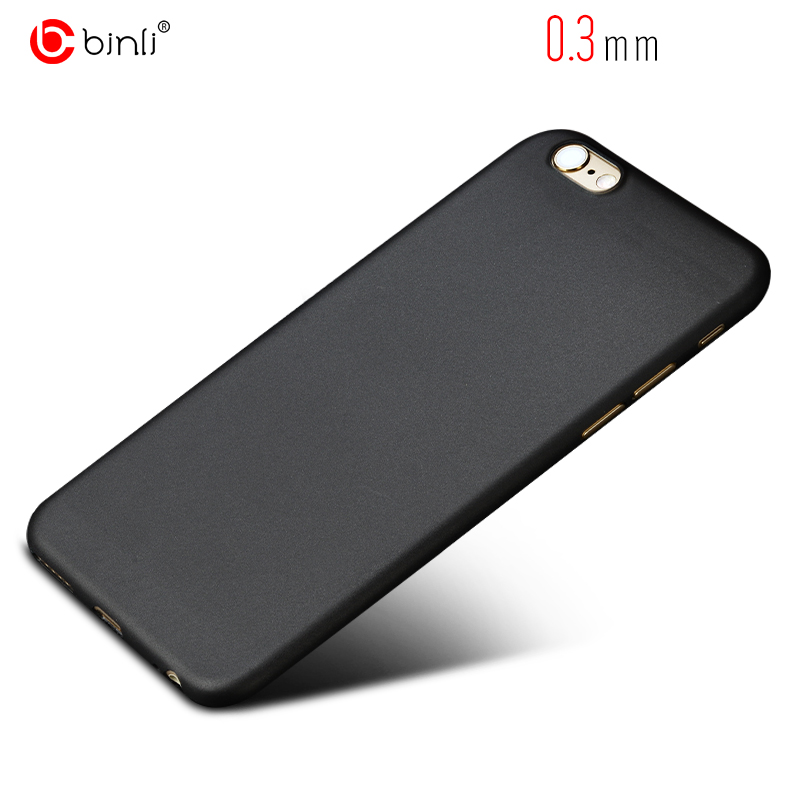 宾丽iphone6splus手机壳5.5苹果6plus保护套透明磨砂超薄防摔硬壳产品展示图3
