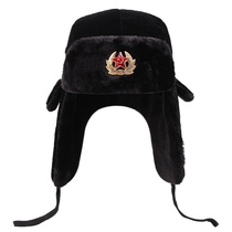 Mens winter Lei Feng hat thickened ear protection cycling outdoor windproof Soviet military hat warm northeast cotton hat