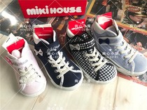 Special out of print National current mikihouse bow canvas shoes 11-9407-970