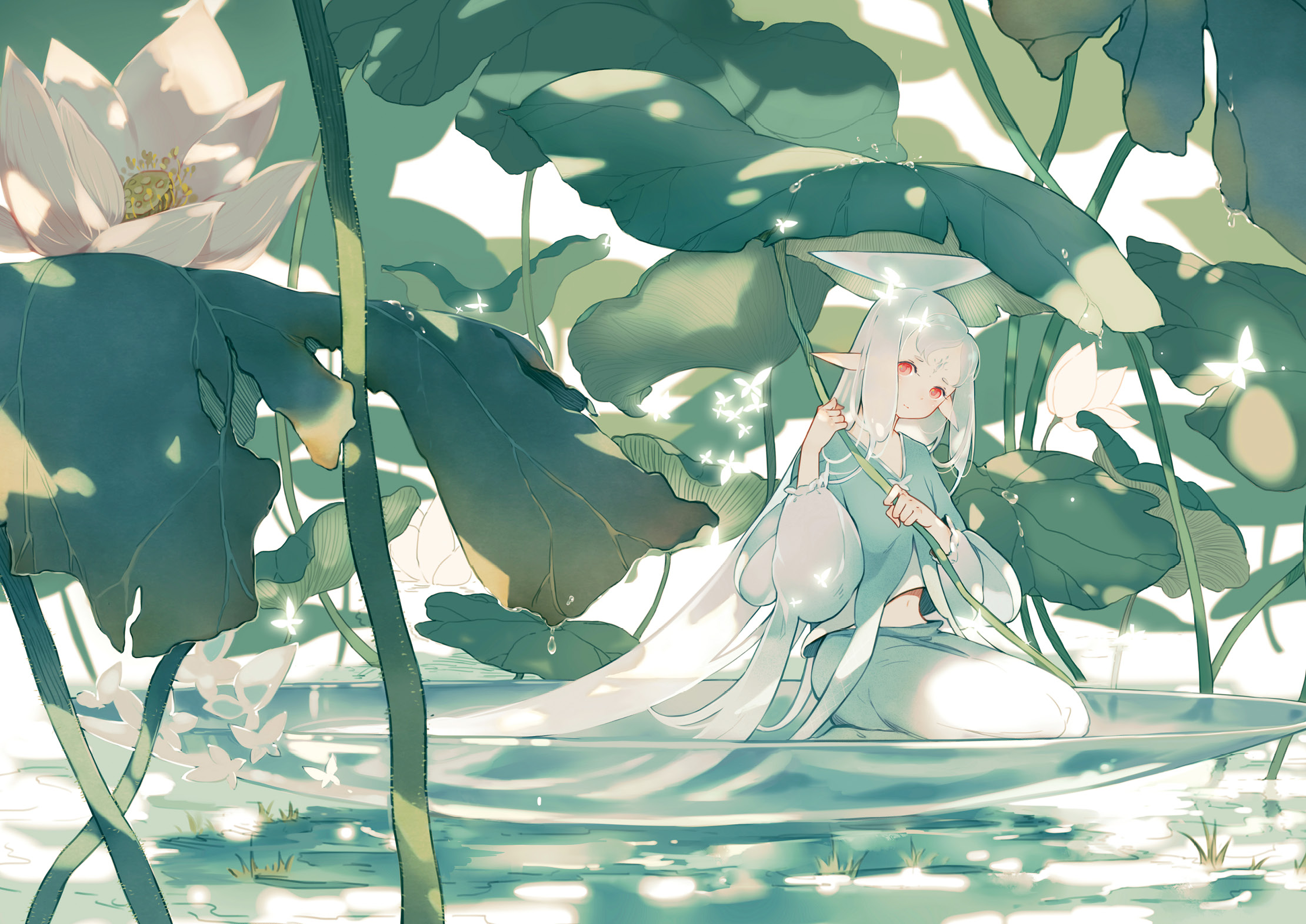 吟子魏莹古风插画集2册 天闻角川正版古代女子中国风水墨水彩画集绘本