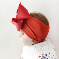 Baby halogen door hair with female baby head adorned with cute super cute giant butterfly knot 0-12 months Princess baby hair accessories