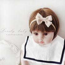 Babys first birthday adorned butterfly knot baby hair with super cute princess baby full moon 100 born day haircut