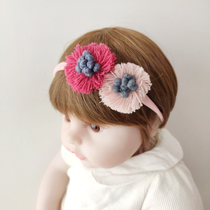 South Korean headwear baby hair with cute super cute female baby hair accessories Princess Fur Thread Head Flowers Infant Autummy Winter Accessories