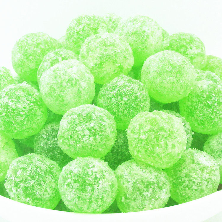 苹果味软糖250g水果味果汁软糖绿色糖果儿童创意零食喜糖散装糖豆