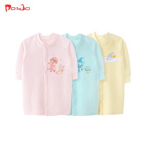 Piao Qiao new baby robe cotton cotton men and women baby sleeping clothes autumn and winter clothes newborn warm thick nightgown