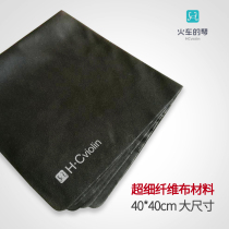 The trains piano double-sided suede wiping cloth is ultra-fine and does not hurt the pianos large wiping cloth Musical instrument cleaning cloth