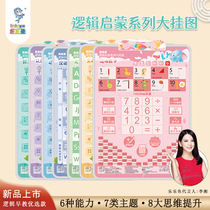 Lele fish logic point reading wall chart audio recognition number 100 learning mathematical addition and subtraction multiplication formula table