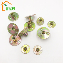 M6 8 10 Furniture thickening iron plate nut furniture nut lock nut lock nut three - hole nut