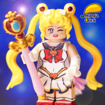 mangabrick Mango brand Le Yile third party Minifigure Japanese cartoon Beautiful girl Sailor Moon Moon Hare
