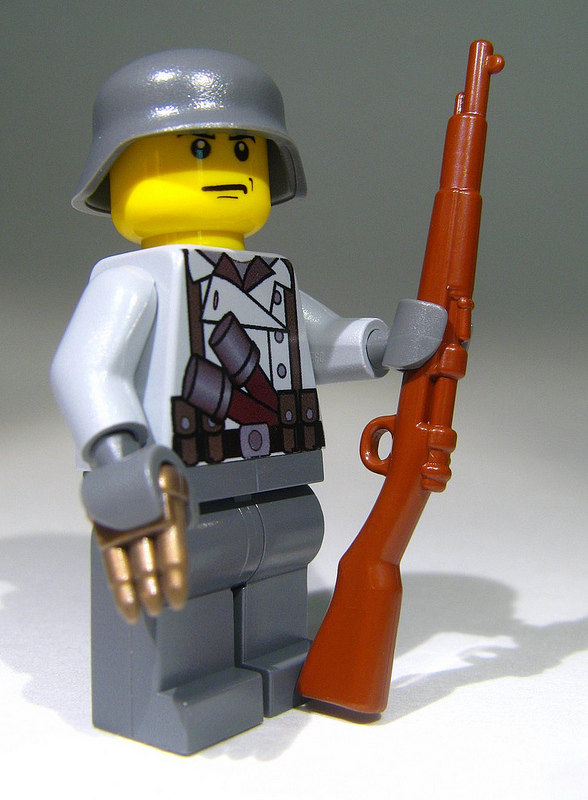 美国正品 乐宜乐 brickarms 第三方人仔 二战德军 武器