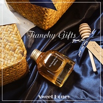 Spain beehoney honey secret brand wedding honey happy candy box packaging hand gift box 80g