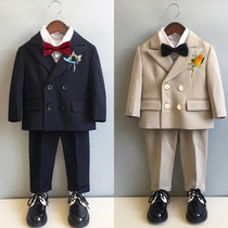Childrens dress boy dress suit three pieces of baby dress boy handsome flower childs age suit