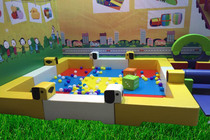 Children's Soft Body Ocean Ball Pool Soft Ball Pool Round Formal Ball Pool Kindergarten Parental Ball Pool