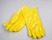 Dipped gloves (28cm) oil acid and alkali resistant protective gloves work gloves labor protection gloves