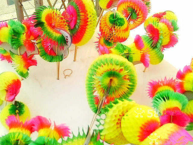 70后8090后怀旧童年玩具大号纸翻花传统玩具手翻花纸花编花童玩具