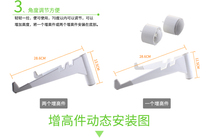 Cool Qi Apple macbook Laptop Universal Bracket Xiaomi Xiaoxin AIR 14 15 6 Portable Folding Radiator Cervical Office Desktop Student Dormitory Bracket Increased Base