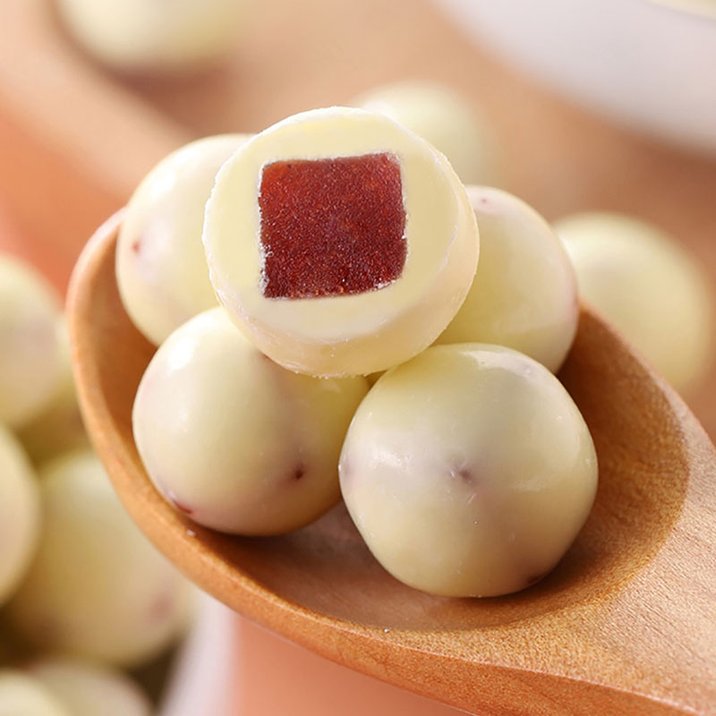 若谷草堂酸奶山楂球夹心巧克力豆