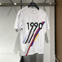 Li Ning 2019 Summer Womens Sportswear Short Sleeve Loose Round Neck 1990 T-Shirt Cotton AHSP106