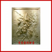 Sandstone European character relief sandstone sculpture stereo mural background wall wall wall Guan Gong hotel villa decoration mural