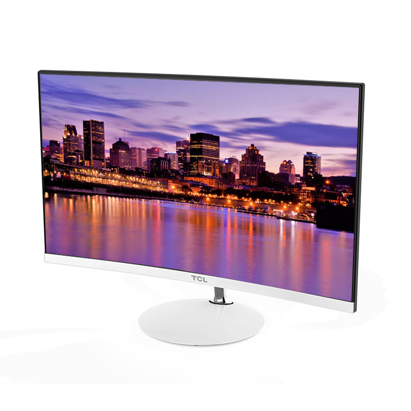 tcl曲面24英寸窄边框hdmi高清液晶显示器