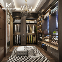 Magg cloakroom wardrobe design modern American light luxury open open storage cloakroom customized