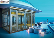 Sunshine room custom sound insulation insulation broken bridge window screen integrated balcony to install new heavy-duty sliding door