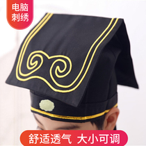 Scholar Ancient hat Mr hat Childrens book Childrens Chinese hat Ancient talent Xiucai hat Male Taoist hat Turban hat