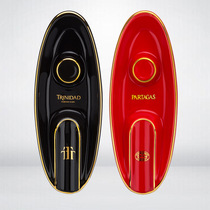 LUBINSKI ceramic art handmade gold stroke boat Art plastic business cigar single ashtray