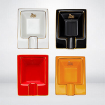 LUBINSKI LUBINSKI accessories small portable European Creative Square household ceramic cigar ashtray