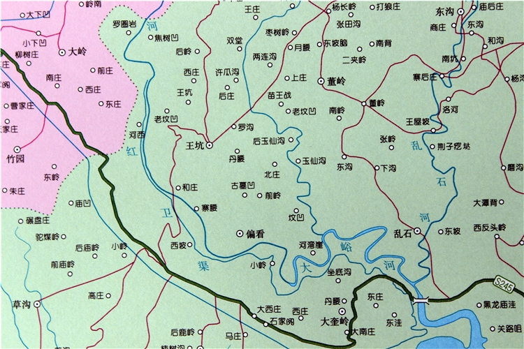 济源市地图 济源市行政办公旅游交通地图 河南省十八市全开系列地图