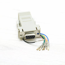 RJ45 to DB9 RS232 serial adapter network port converter DB9 male female