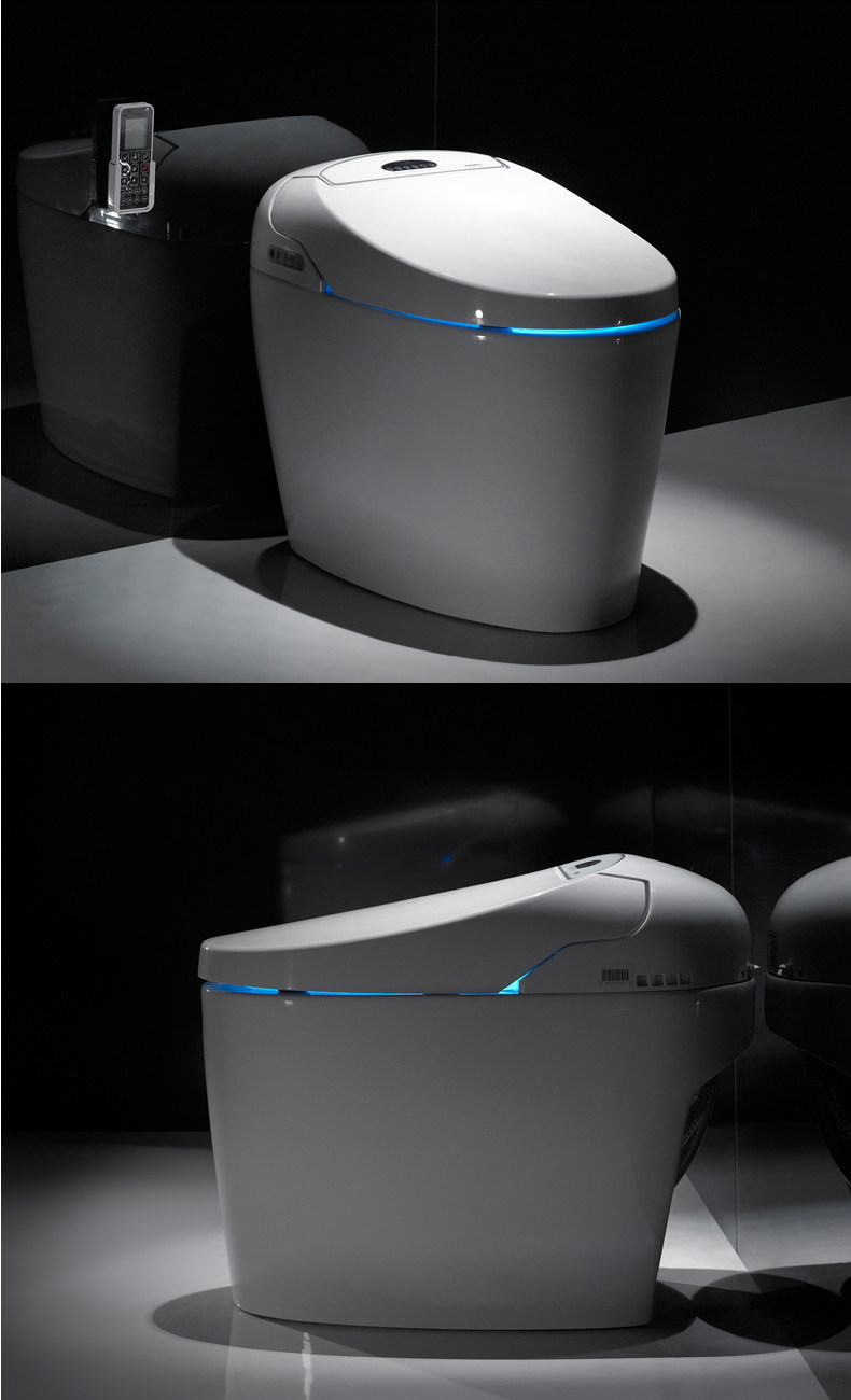 mopo/摩普 mp-1987智能马桶 一体式智能座便器 自动冲水烘干坐便器(孔