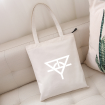 Huachenyu surrounding canvas bag simple hipster canvas bag schoolbag large capacity zipper shoulder bag tote bag