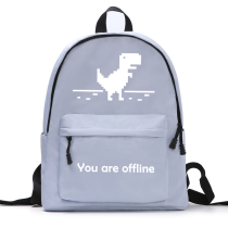Under the legend the game around the fluctuation dog backpack male travel backpack dinosaur trend junior high school student bag female