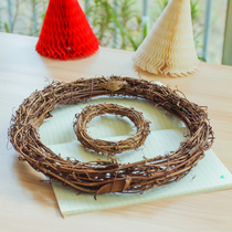 zakka Rattan Rattan Ring Home Ornaments Home Ornaments Christmas Decoration Dry Flower Branch Rattan Branch Crafts