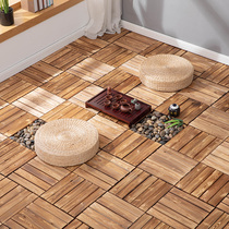 Factory direct outdoor anti-corrosion solid wood flooring bathroom courtyard balcony disassembly DIY waterproof and environmentally friendly splicing floor