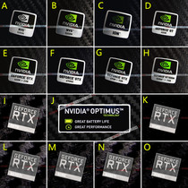 NVIDIA NVIDIA logo LOGO metal stickers GEFORCE notebook desktop computer faith stickers