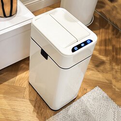 Intelligent induction trash can home with a toilet toilet kitchen living room office automatic packaging double opening