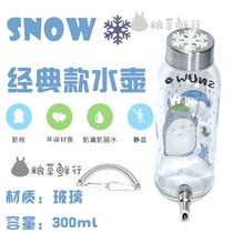 SNOW Kettle Pet Glass Kettle Dragon Cat Rabbit Guinea Pig Hamster Squirrel Squirrel Squirrel Needle Kettle Silent