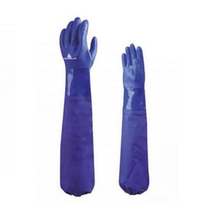 DELTAPLUS DELTAPLUS 201766 lengthened 62cmPVC coated chemical resistant gloves VE766 spot