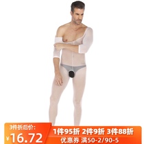 One-piece stockings Full body sex underwear Mens special sex stockings Mens foot fetish passion open file Mens perspective show