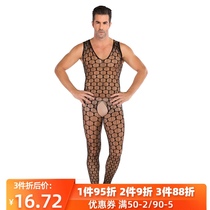 Boys stockings Pantyhose ladyboy sex one-piece stockings Full body sex open file sex clothes Men wear pajamas Men