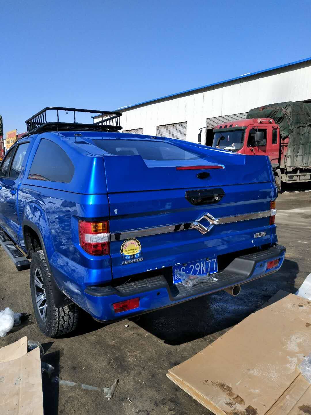 黄海n3皮卡后箱盖运动版后盖斜盖掀背款后盖黄海n3皮卡改装货箱盖_双