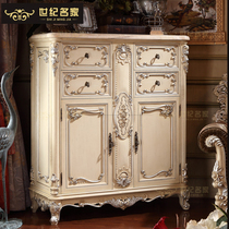 Entrance Doors Eurostyle Shoes Cabinet 2021 New Genguan Cabinets New Vintage Luxurious Door Hall Cabinets Balcony Lockers Pair Open Doors