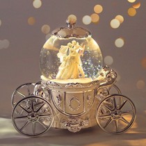 Romantic Crystal Ball Music Box Music Box Music Box birthday gift girl to send girlfriends wife wife wedding special